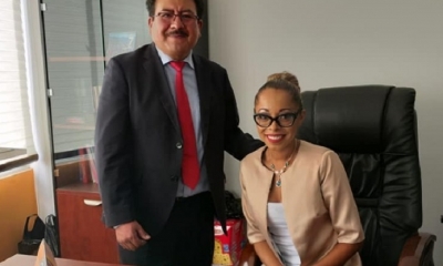 Ninon Campos y su abogado/Foto: RRSS