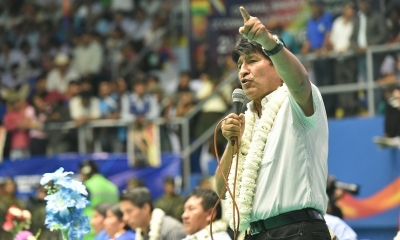 El presidente Evo Morales