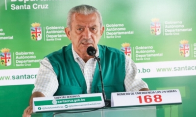 Oscar Urenda, Secretario de Salud de Santa Cruz. Foto/tomada de interet