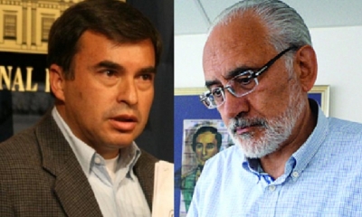 Juan Ramón Quintana y Carlos Mesa/Foto. Kandire