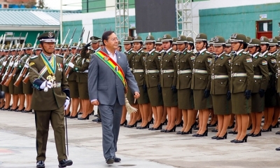 El presidente, Luis Arce.