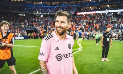 El futbolista argentino Lionel Messi