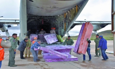 Los colchones fue un tipo de ayuda a Tupiza
