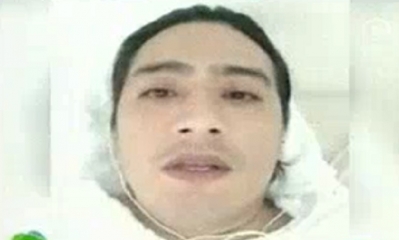 David Vilca es un músico argentino que se accidento en Oruro/Foto. Captura de pantalla