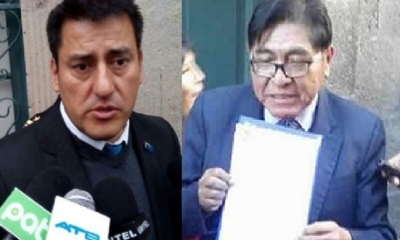 Ministro Zavaleta y Ricardo Nogales/Foto. Kandire