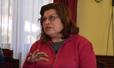 La vocal del Tribunal Supremo Electoral (TSE) Dunia Sandóval.