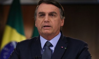 Jair Bolsonaro, presidente de Brasil. | Fuente: AFP