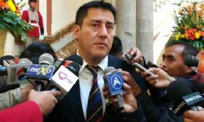 El ministro de Defensa, Javier Zavaleta