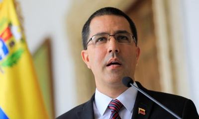 El canciller venezolano, Jorge Arreaza.