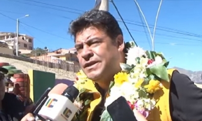 Luis Revilla, alcalde de La Paz/Foto. Captura de pantalla