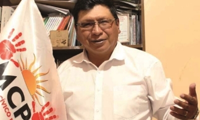 Alcalde electo de potosi Jhonny Llally