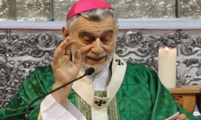 Monseñor Sergio Gualberti, Arzobispo de la ciudad de Santa Cruz. Foto/Campanas