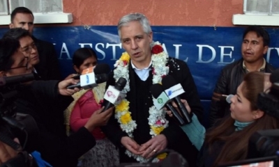 Presidente en ejercicio Alvaro Garcia Linera. Foto: ABI