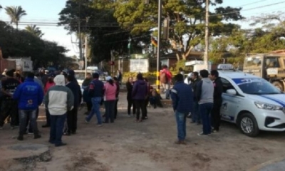 Desde la 5 am comenzó la manifestación/Foto. ED