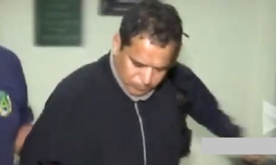 La Policía se llevó al acusado/Foto. Captura de pantalla