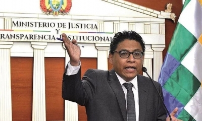 El ministro de Justicia, Iván Lima Magne.