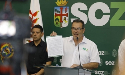 El vicegobernador de Santa Cruz, Mario Aguilera. Foto: Facebook Mario Aguilera