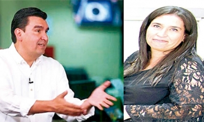 José María Leyes y su Hermana. Foto: GENTE