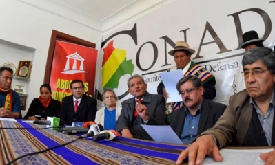 El representante del Comité Nacional de Defensa de la Democracia (Conade) y exDefensor del Pueblo, Rolando Villena