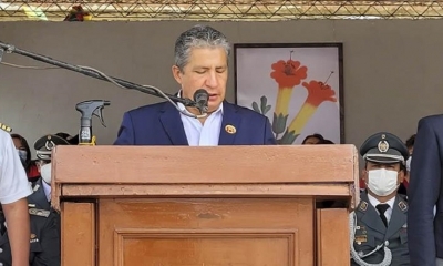 El ministro de Defensa, Edmundo Novillo. | Ministerio de Defensa