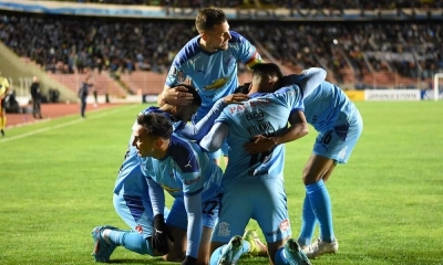 La celebración celeste en el Hernando Siles. 