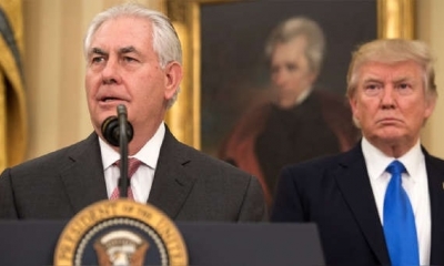 Rex Tillerson y Donald Trump | Fuente: EFE