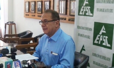 El presidente de la Federación de Empresarios Privados de Santa Cruz, Luis Barbery
