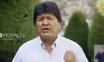 Morales pide 5 años mas para gobernar/Foto. Captura de pantalla 