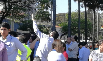 En Cainco desalojaron a todos para evitar tragedias/Foto. Vidal Dorado