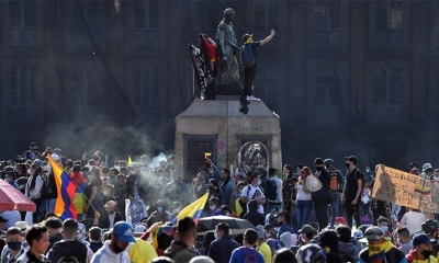 Las protestas en Colombia. | Foto archivo | AFP