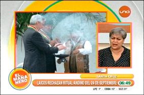 LAICOS CRITICARON LA CEREMONIA ANDINA