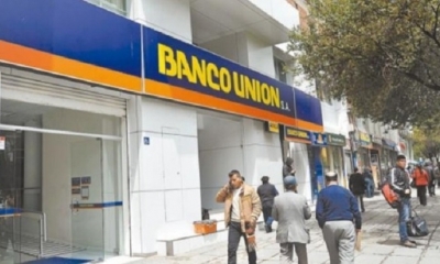 Una de las sucursales del Banco Unión en el Prado.