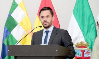 El ministro de Gobierno, Eduardo Del Castillo. 