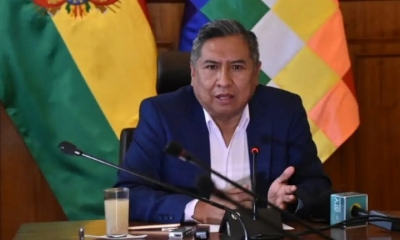 El canciller Rogelio Mayta. 