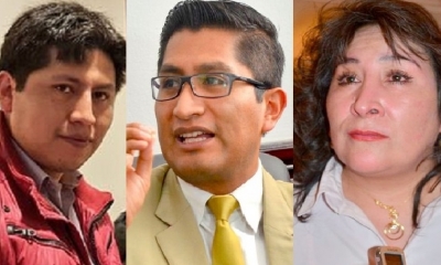 Jhiery Fernández, Edwin Blanco y Susana Boyan/Foto. Kandire 