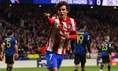 Joao Félix abrió el marcador a los 7 minutos. Foto: @ChampionsLeague