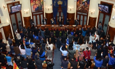 Asamblea Legislativa Plurinacional en pleno/Foto. RRSSS