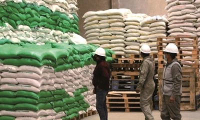 Alimentos acopiados por Emapa para su distribución y comercialización en todo el país.