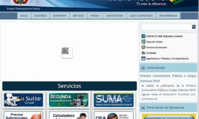 En Villa Montes, un sujeto perdió la suma de 3 mil bolivianos por confiar en una página falsa de la Aduana en internet. 