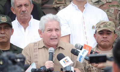 El gobernador cruceño, Rubén Costas