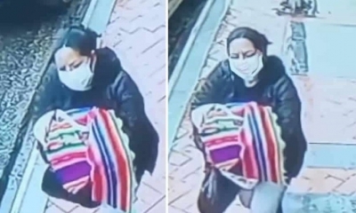 Imagen de la mujer que raptó a la bebé Daylin.