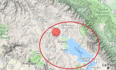 El epicentro fue Perú/Foto. RRSS