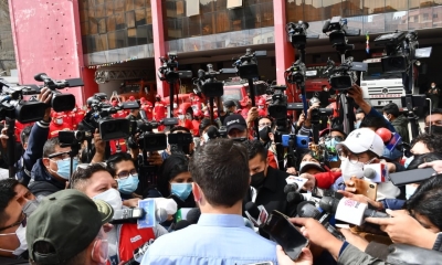 Predios de la Dirección Departamental de Bomberos “Antofagasta”.