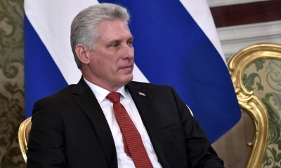 El presidente cubano, Miguel Díaz-Canel
