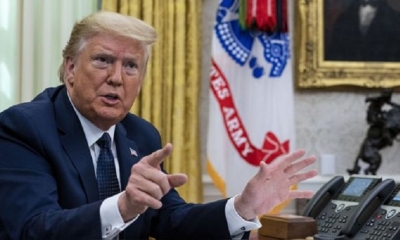 Donald Trump, presidente de Estados Unidos. | Fuente: AFP | Fotógrafo: POOL
