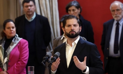  El presidente de Chile, Gabriel Boric