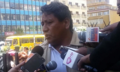 Dirigente Juan Yujra. Foto: Erbol
