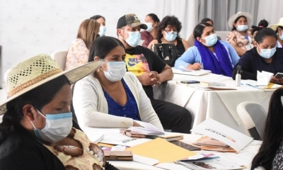 La Cumbre Departamental de Prevención de Acoso y Violencia Política contra Mujeres en Ejercicio de la Función, este lunes en el hotel Camino Plaza