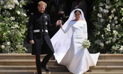 El príncipe Harry y Meghan Markle, pasada la ceremonia el 19 de mayo. | abcnews