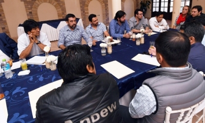 Morales y ministros estuvieron en la reunión/Foto. ABI